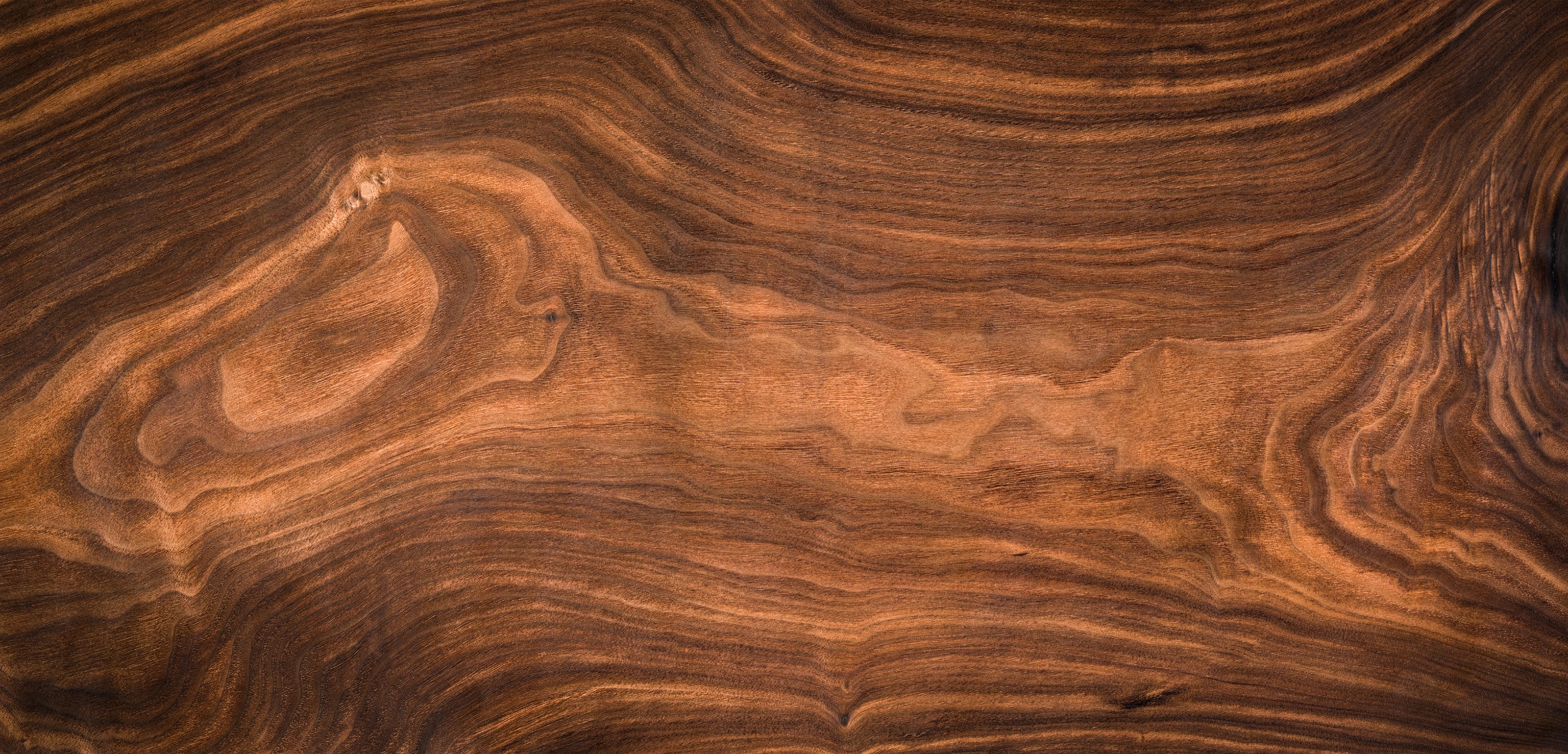FX‑044 Wood Grain flexible marble panel featuring realistic walnut‑tone wood grain printing with natural knots and growth rings on a bendable marble surface, by Dunya Home Design.