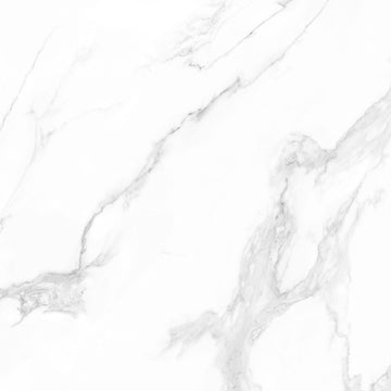 FX‑121 Cloud Vein Marble flexible marble panel showcasing a bright white base with soft wispy pale gray veining evoking cloudlike marble patterns, by Dunya Home Design.