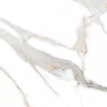 FX‑123 Copper Mist Marble flexible marble panel showcasing a pristine white background with delicate copper‑hued misty veins and soft gray marble patterns, by Dunya Home Design.