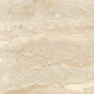 FX ‑ 171 Desert Vein Travertine Marble flexible marble panel showcasing a warm ivory‑beige background gently banded with soft sandy‑ochre veins, featuring natural pitted textures and subtle striations that evoke windswept desert dunes, by Dunya Home Design.