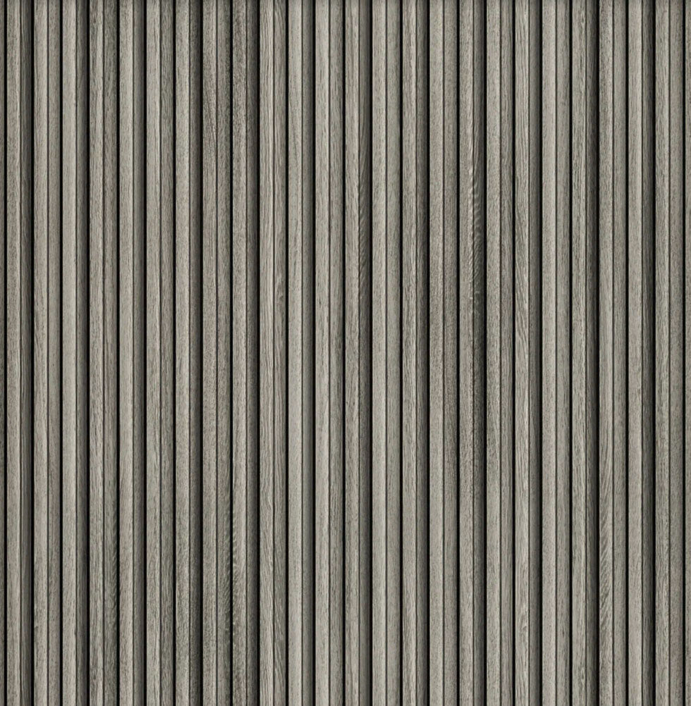 Decorative Wood Wall Panel DPM302 - Frosted Grey Flute