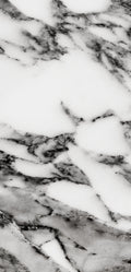 FX ‑ 158 Black Veined White Marble flexible marble panel showcasing a pristine white background crisscrossed with bold charcoal‑gray veining reminiscent of fine ink strokes, by Dunya Home Design.
