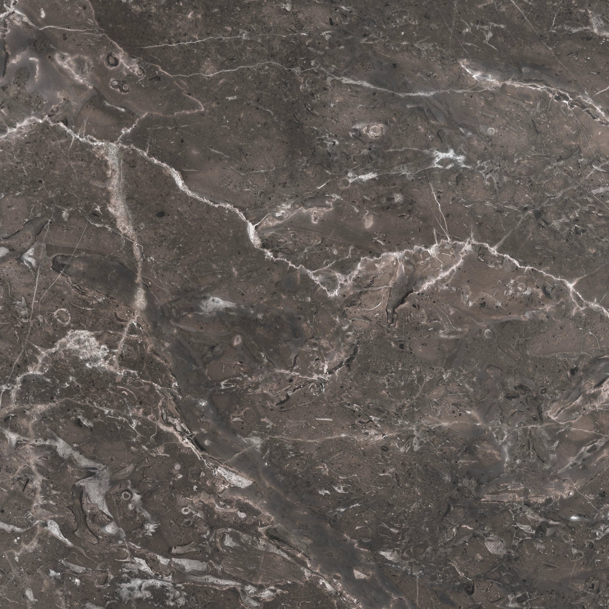 FX ‑ 160 Smoky Grey Marble flexible marble panel showcasing a richly textured smudged-grey background interlaced with soft white veins and subtle mineral flecks, by Dunya Home Design.