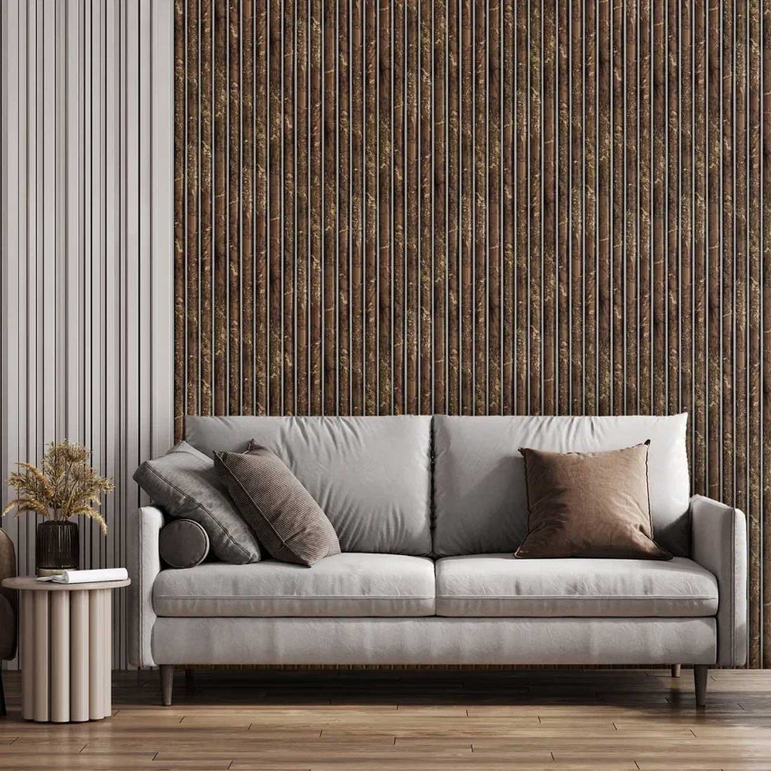 PS Decorative Wood Wall Panel DPS801 -Golden Eclipse