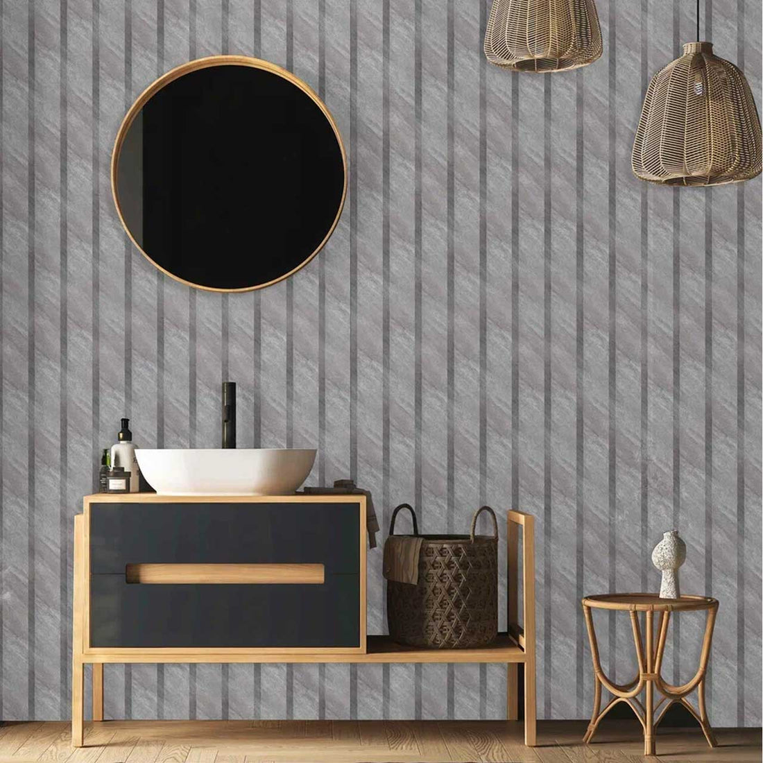 PS Decorative Wood Wall Panel DPS706 -Iceland Mist