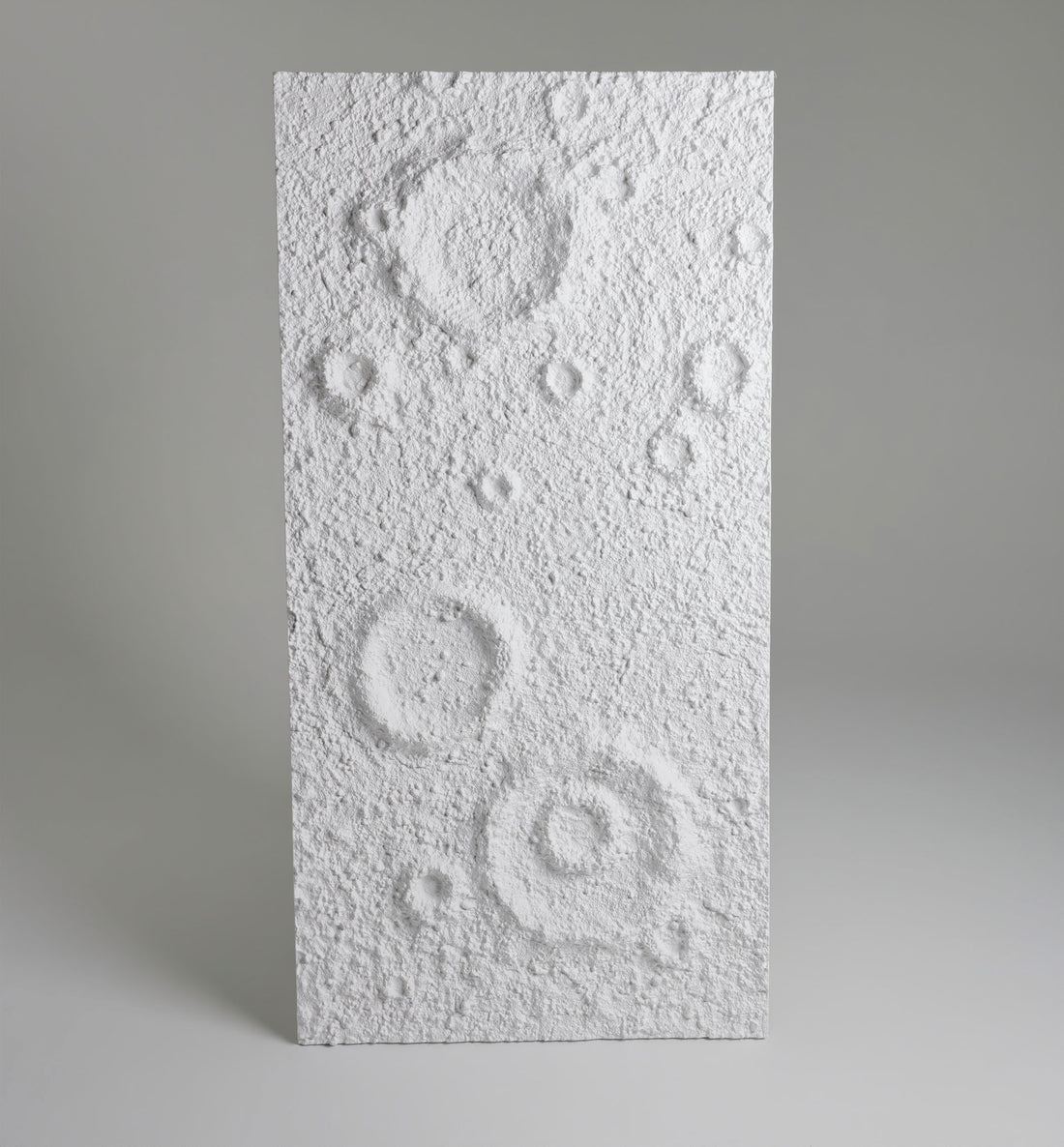 Lunar Crater Faux Stone 3D Wall Panel – Arctic White PUDNYA002