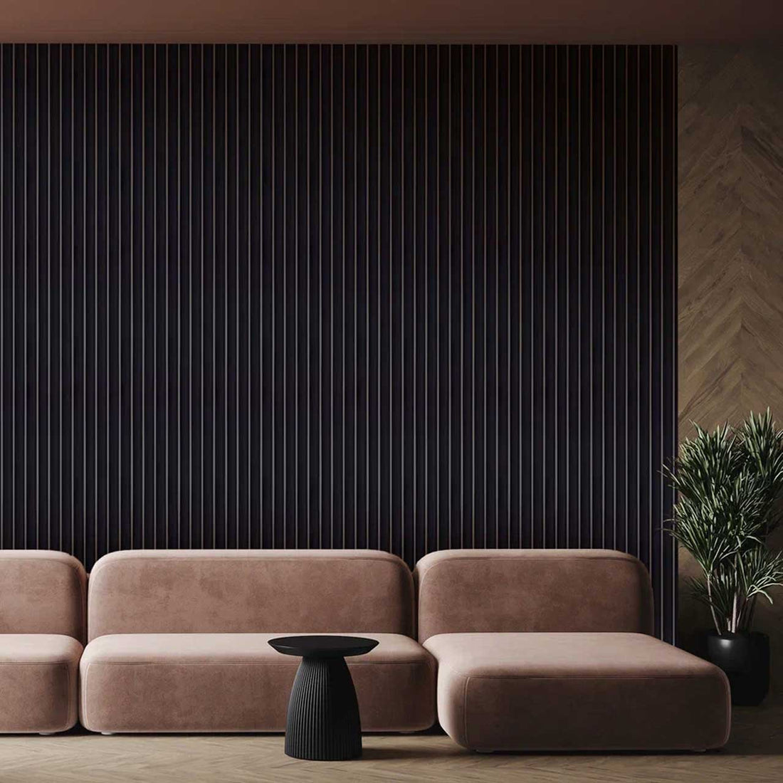PS Decorative Wood Wall Panel DPS805 - Midnight Linea