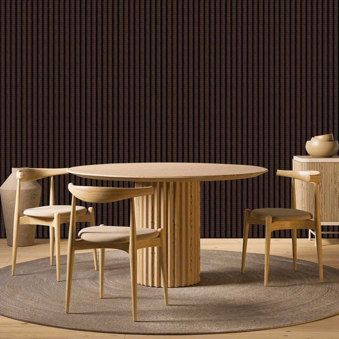 PS Decorative Wood Wall Panel DPS505 - Mocha Diamond