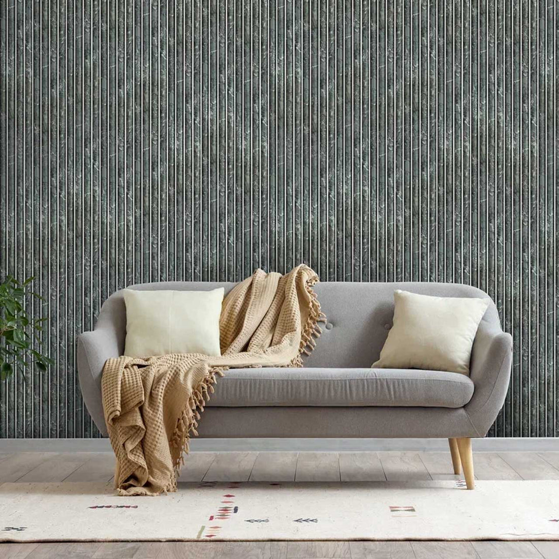 PS Decorative Wood Wall Panel DPS802 - Obsidian Frost