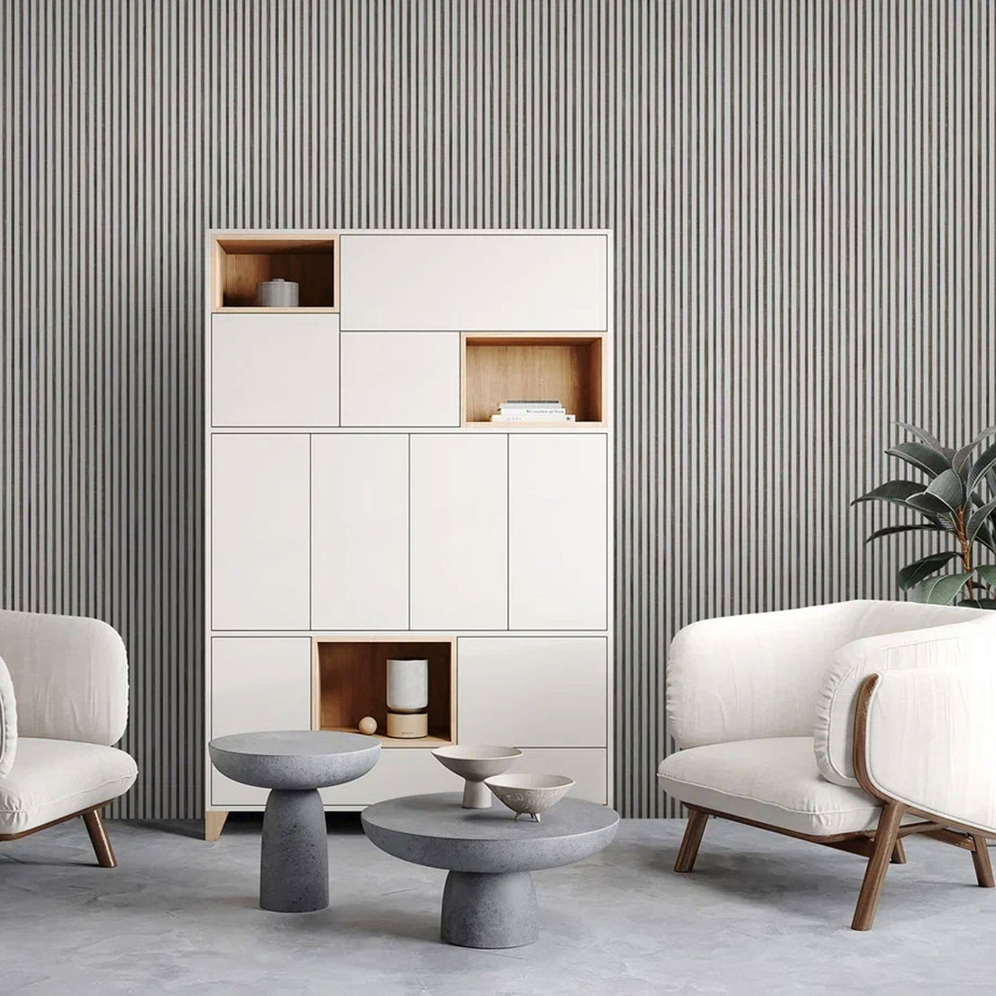 PS Decorative Wood Wall Panel DPS201 - Arctic Noir