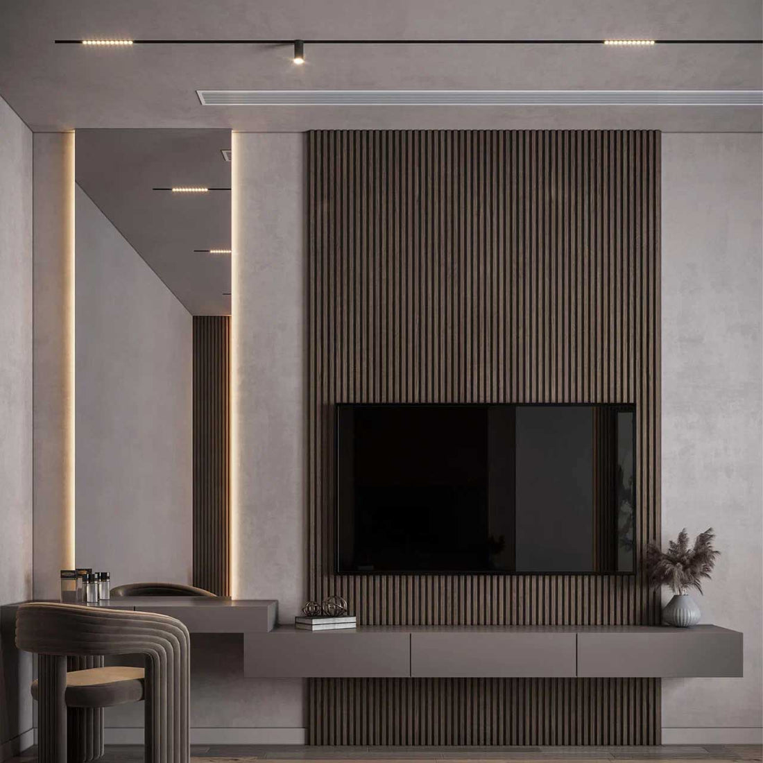 PS Decorative Wood Wall Panel DPS205 - Shadow Grain