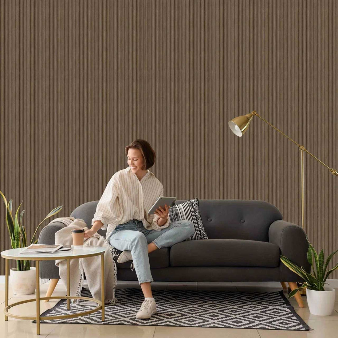 PS Decorative Wood Wall Panel DPS604 -Sierra Curve
