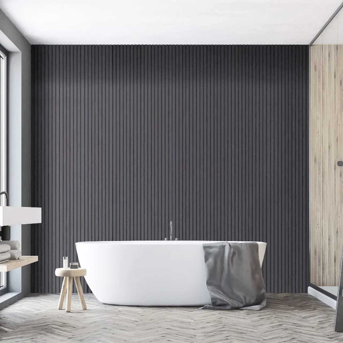 PS Decorative Wood Wall Panel DPS209 - Slate Pulse