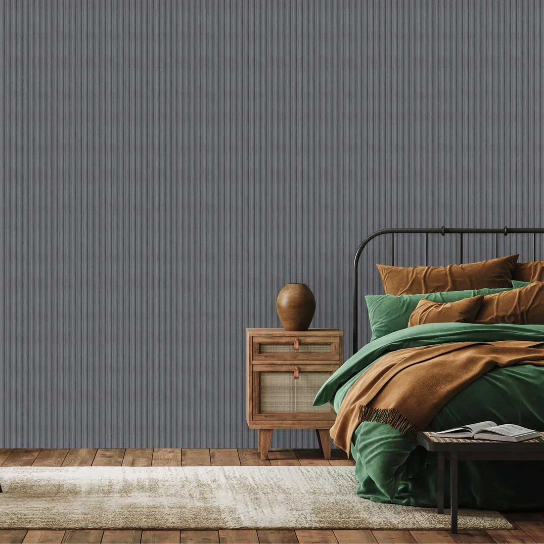 PS Decorative Wood Wall Panel DPS606 -Slate Wave