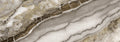 FX‑039 Calacatta Light Brown flexible marble panel showcasing rich light brown and taupe veins sweeping across a soft white background with subtle cream and gray accents, by Dunya Home Design
