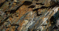 FX‑046 Natural Rock Beycik flexible marble panel showcasing rugged stratified rock layers in rich browns, grays, and rust tones with realistic fissures and texture printing, by Dunya Home Design.