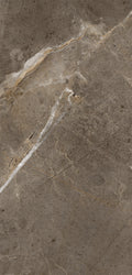FX‑053 Soft Grey flexible marble panel showcasing a smooth soft grey background with delicate white and subtle gold vein patterns and fine mineral speckles, by Dunya Home Design.
