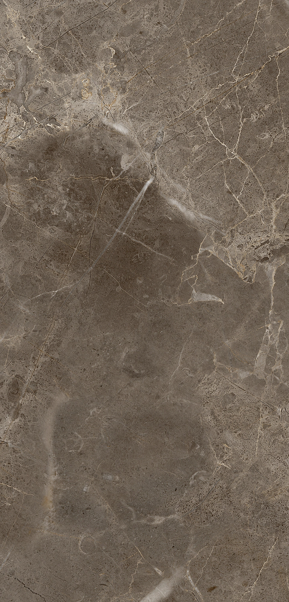 FX‑053 Soft Grey flexible marble panel showcasing a smooth soft grey background with delicate white and subtle gold vein patterns and fine mineral speckles, by Dunya Home Design.