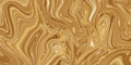 FX‑114 Liquid Gold Wave flexible marble panel showcasing fluid metallic gold wave patterns with glossy highlights and smooth undulating lines, by Dunya Home Design.