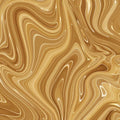 FX‑114 Liquid Gold Wave flexible marble panel showcasing fluid metallic gold wave patterns with glossy highlights and smooth undulating lines, by Dunya Home Design.