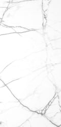 FX‑116 Calacatta Venato flexible marble panel showcasing a luminous white base with delicate silver‑gray linear veining creating an elegant marble network, by Dunya Home Design.
