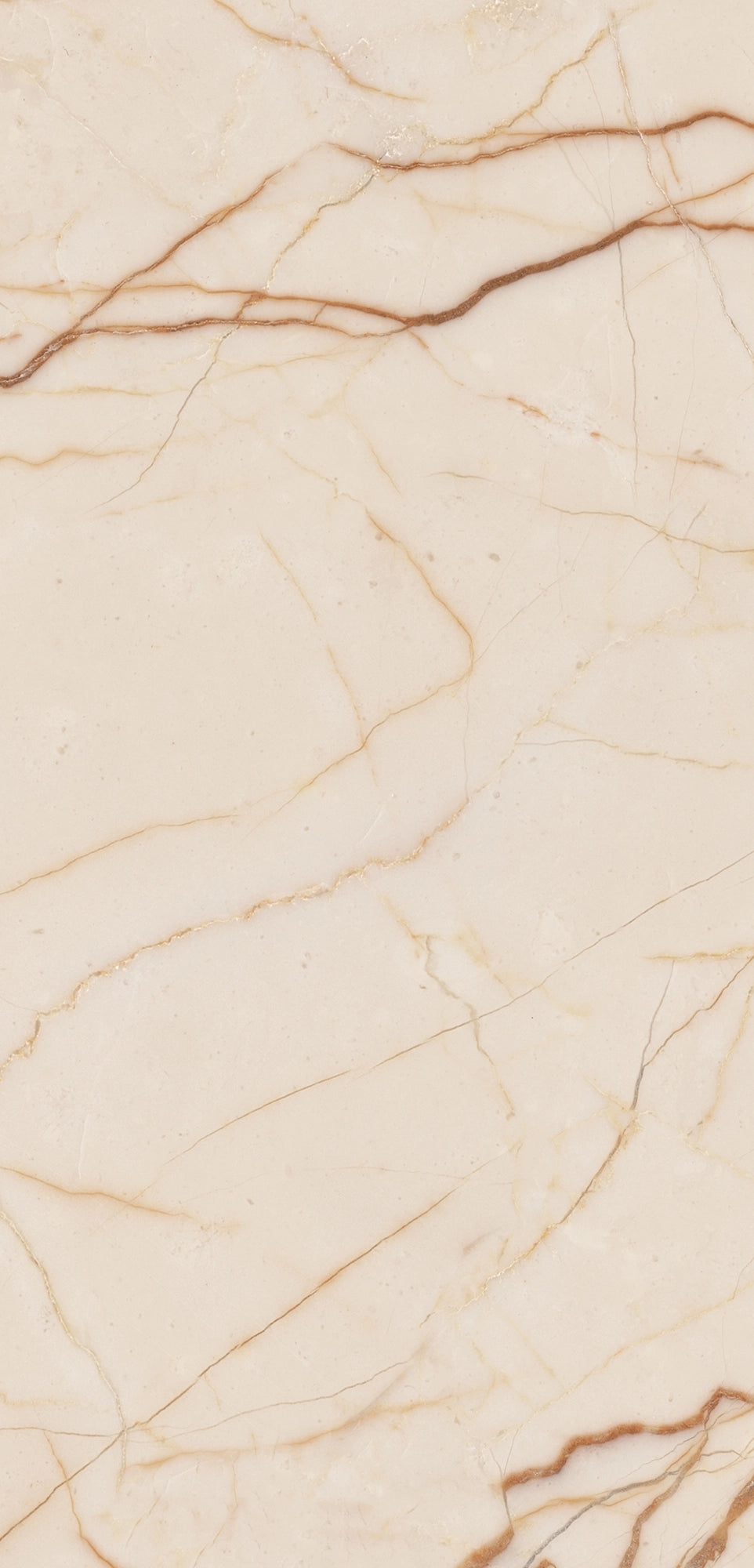 FX‑118 Cream Calacatta flexible marble panel showcasing a warm creamy beige background with delicate golden‑brown linear veining for an elegant marble pattern, by Dunya Home Design.