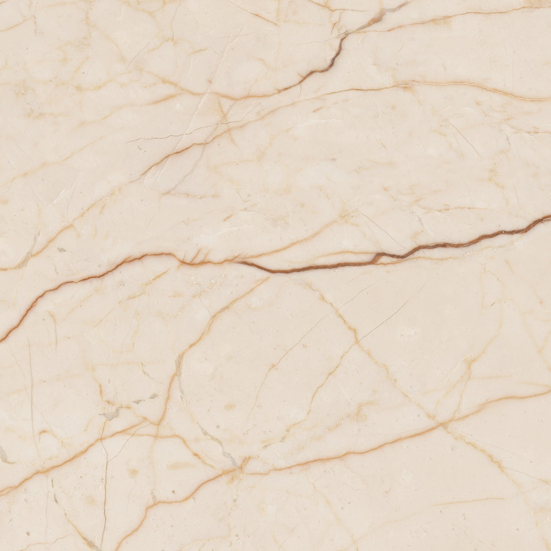 FX‑118 Cream Calacatta flexible marble panel showcasing a warm creamy beige background with delicate golden‑brown linear veining for an elegant marble pattern, by Dunya Home Design.