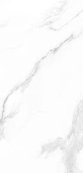 FX‑121 Cloud Vein Marble flexible marble panel showcasing a bright white base with soft wispy pale gray veining evoking cloudlike marble patterns, by Dunya Home Design.