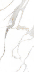 FX‑123 Copper Mist Marble flexible marble panel showcasing a pristine white background with delicate copper‑hued misty veins and soft gray marble patterns, by Dunya Home Design.