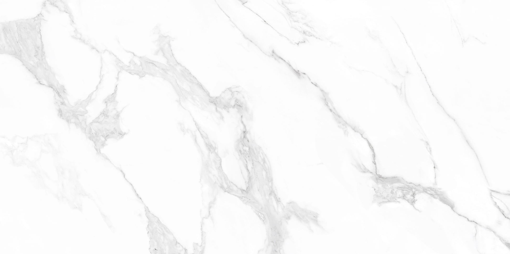 FX‑124 Smoky Veil Marble flexible marble panel showcasing a bright white background with delicate smoky‑gray wisps of veining creating ethereal marble patterns, by Dunya Home Design.