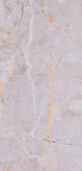 FX‑141 Honey Veil Marble flexible marble panel showcasing a soft blush‑grey background gently veined with delicate honey‑gold lines and subtle marbling textures, by Dunya Home Design