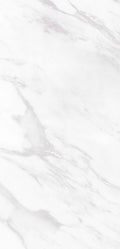 FX‑143 Silver Veil Marble” flexible marble panel by Dunya Home Design: a bright white background veined with soft, silvery-gray swirls that flow diagonally across the surface, creating an elegant, ethereal marble effect