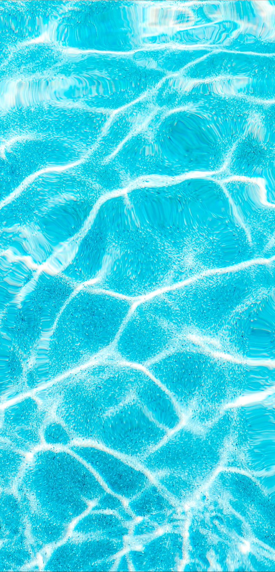 FX ‑ 154 Sunlit Ripples Set flexible marble panel showcasing a sunlit aqua‑blue water surface with shimmering white highlights and gentle, undulating ripple patterns, by Dunya Home Design.