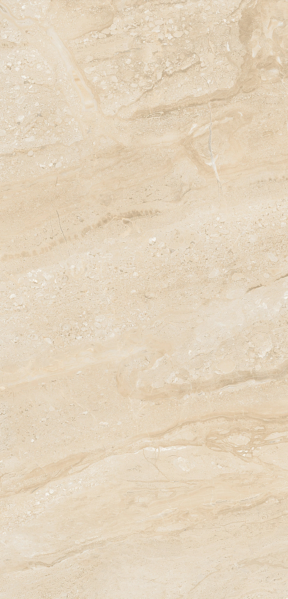 FX ‑ 165 Ivory Sands Marble flexible marble panel showcasing a warm ivory background gently streaked with soft sandy‑beige waves and delicate granular textures, by Dunya Home Design.