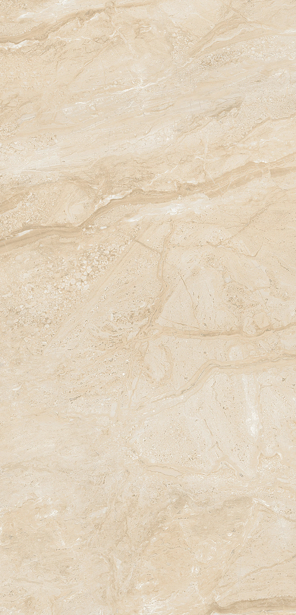 FX ‑ 165 Ivory Sands Marble flexible marble panel showcasing a warm ivory background gently streaked with soft sandy‑beige waves and delicate granular textures, by Dunya Home Design.