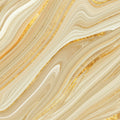 FX ‑ 174 Liquid Gold Veil Marble flexible marble panel showcasing fluid, ribbon‑like bands of ivory and pale champagne swirled with lustrous metallic gold streaks that shimmer like molten metal, by Dunya Home Design