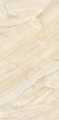 FX ‑ 178 Dune Drift Marble flexible marble panel showcasing a soft, sun‑bleached beige background streaked with sweeping, dune‑inspired striations and delicate amber veining that evoke shifting desert sands, by Dunya Home Design.