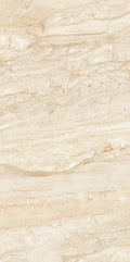 FX ‑ 178 Dune Drift Marble flexible marble panel showcasing a soft, sun‑bleached beige background streaked with sweeping, dune‑inspired striations and delicate amber veining that evoke shifting desert sands, by Dunya Home Design.