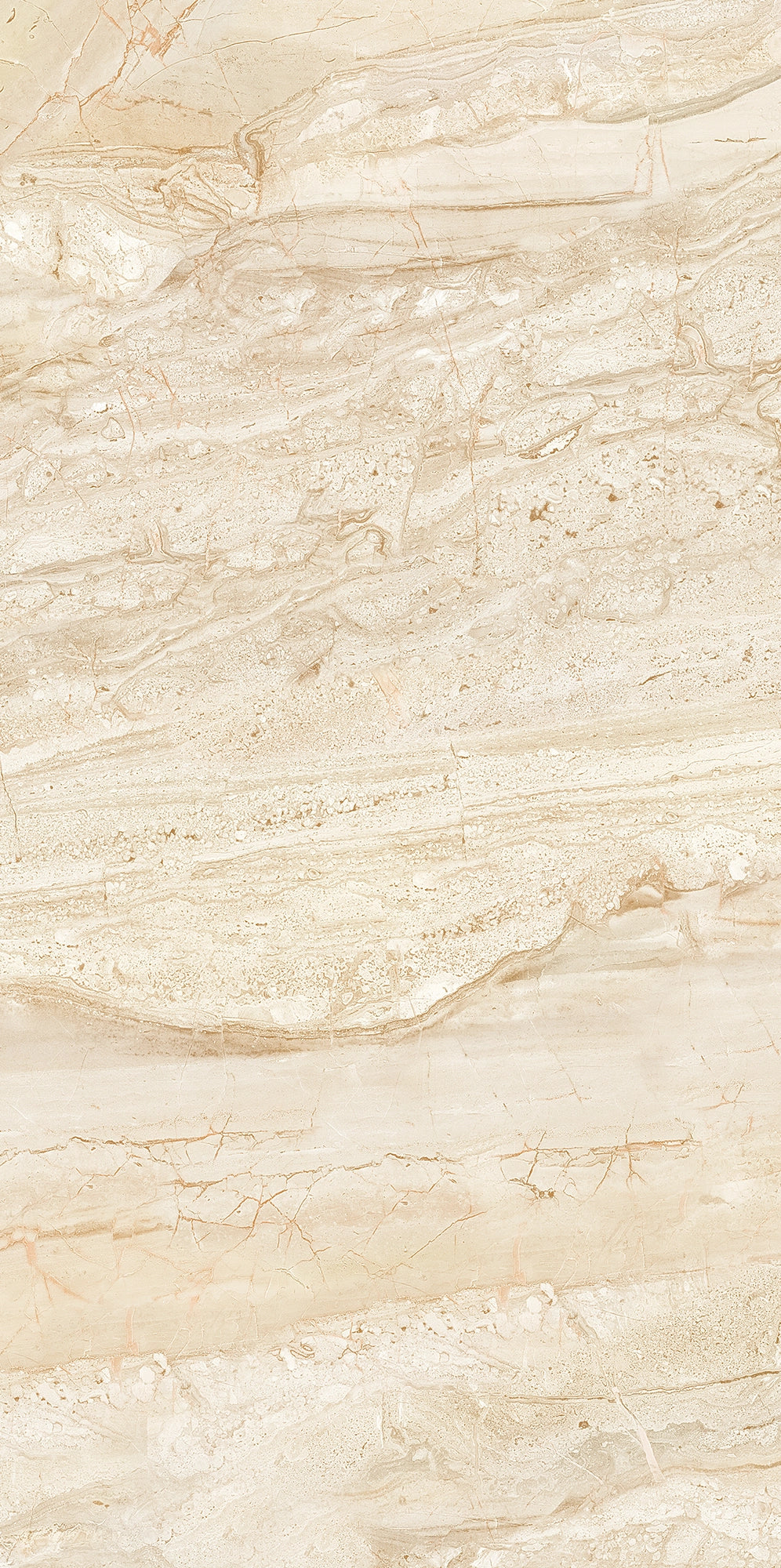 FX ‑ 178 Dune Drift Marble flexible marble panel showcasing a soft, sun‑bleached beige background streaked with sweeping, dune‑inspired striations and delicate amber veining that evoke shifting desert sands, by Dunya Home Design.