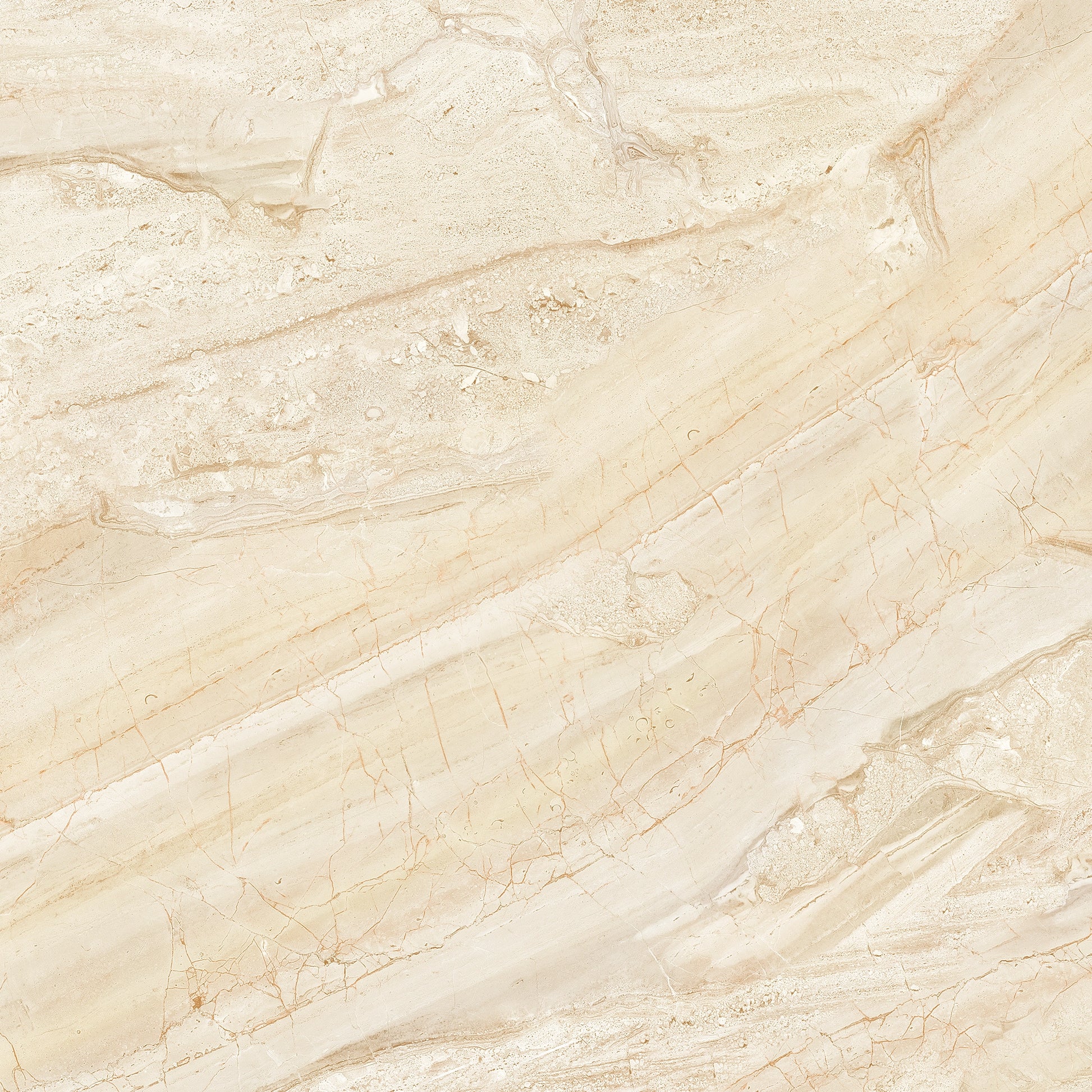FX ‑ 178 Dune Drift Marble flexible marble panel showcasing a soft, sun‑bleached beige background streaked with sweeping, dune‑inspired striations and delicate amber veining that evoke shifting desert sands, by Dunya Home Design.