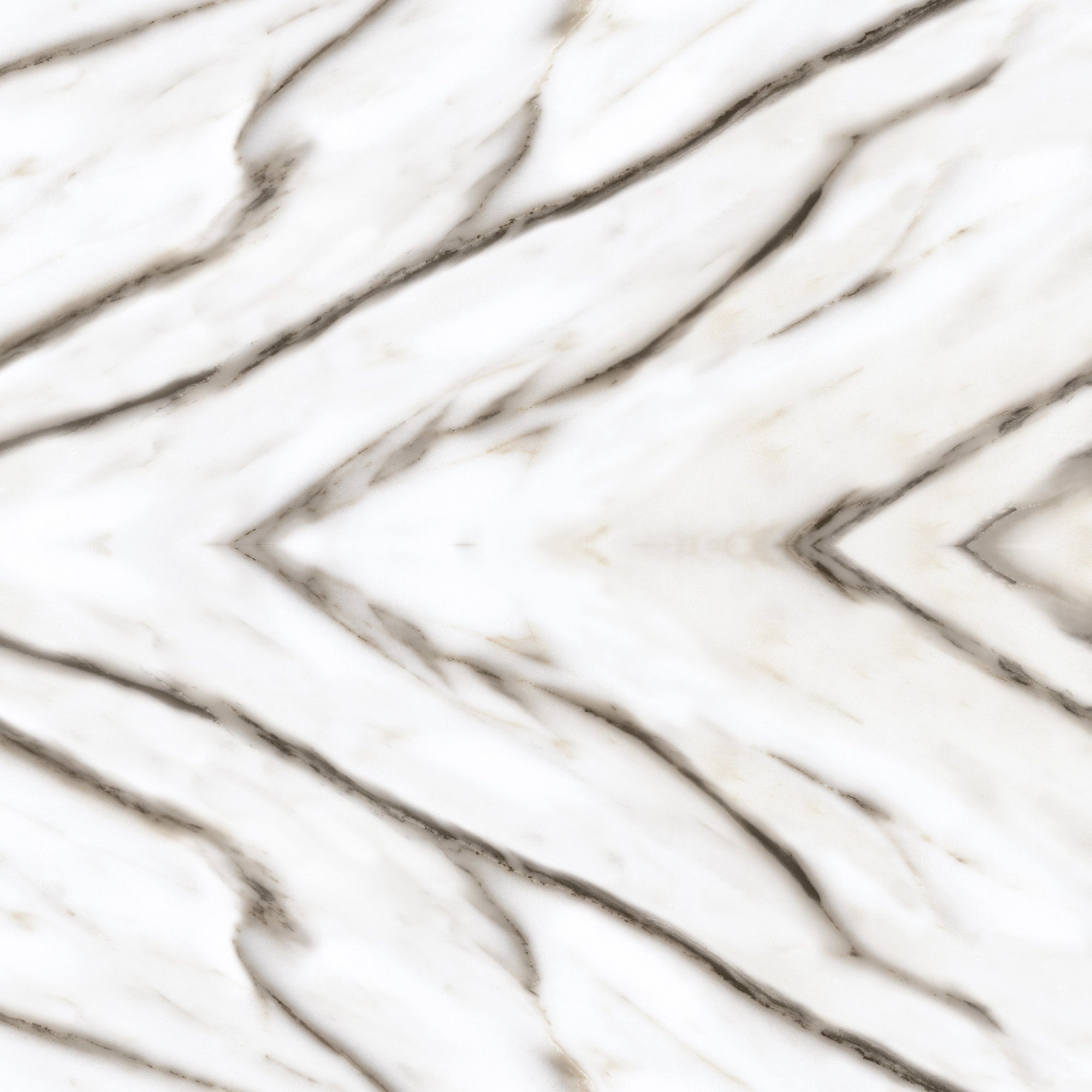 FX ‑ 179 Celestial Diamond Marble flexible marble panel showcasing a luminous white background mirrored into a central diamond motif with softly diffused gray veining that radiates outward like cosmic geometry, by Dunya Home Design.
