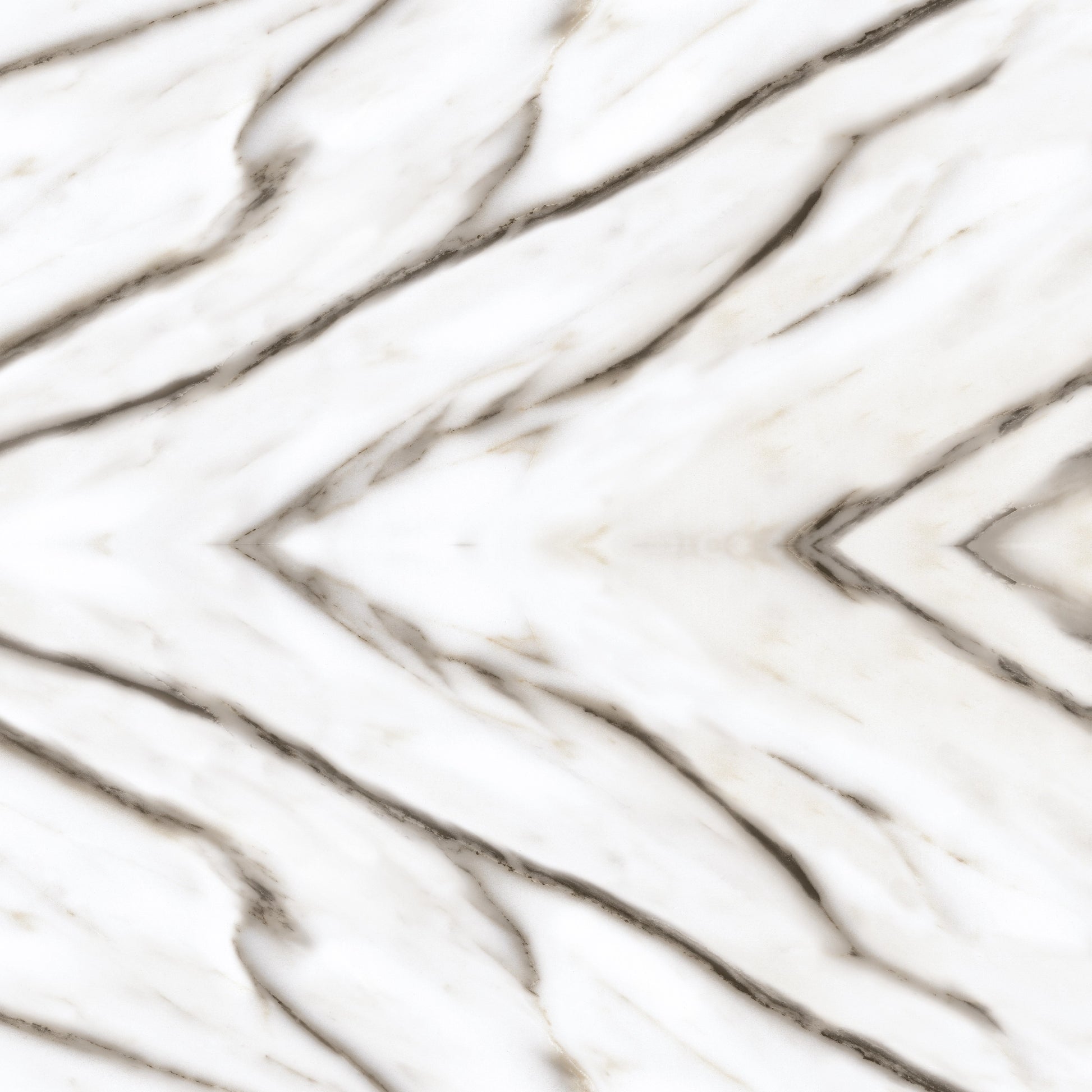 FX ‑ 179 Celestial Diamond Marble flexible marble panel showcasing a luminous white background mirrored into a central diamond motif with softly diffused gray veining that radiates outward like cosmic geometry, by Dunya Home Design.