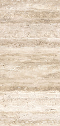 FX - 182 Dune Serenade Marble flexible marble panel showcasing a warm, sandy-beige background layered with soft, horizontal striations and subtle ripple textures evoking the gentle undulations of desert dunes, by Dunya Home Design.