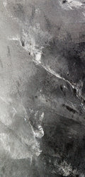  FX11 Slate Black flexible marble panel with dramatic charcoal and graphite texture, perfect for modern interiors or accent features.