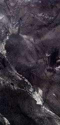  FX11 Slate Black flexible marble panel with dramatic charcoal and graphite texture, perfect for modern interiors or accent features.