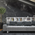  FX11 Slate Black flexible marble panel with dramatic charcoal and graphite texture, perfect for modern interiors or accent features.
