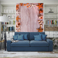 FX2 Flexible Marble panel with beach-themed shells and driftwood grain – Dunya Home Design