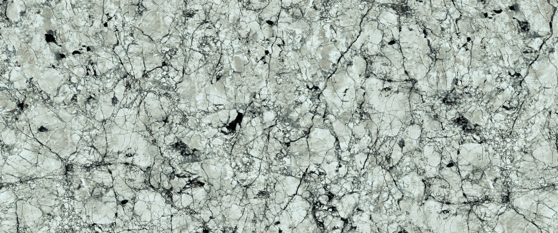  FX32 Borticello flexible marble panel featuring intricate black and grey veining over a light grey stone surface.