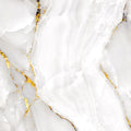 Radiant white marble with rich gold veining — FX38 Calacatta Gold by Dunya Home Design.