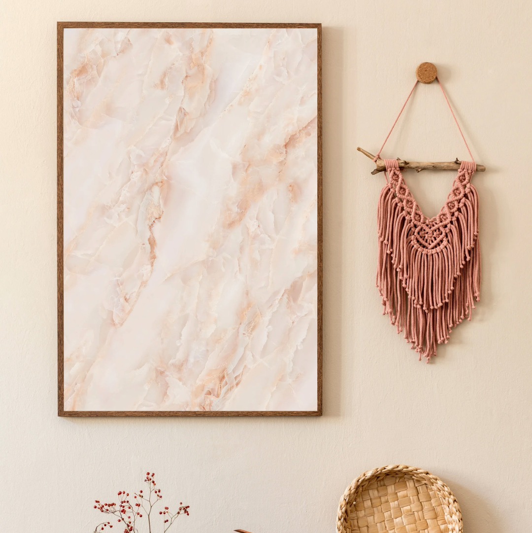 Marble Canvas: FLEXMARBLE Art — 2025 Coastal Collection (Lisbon Rose)